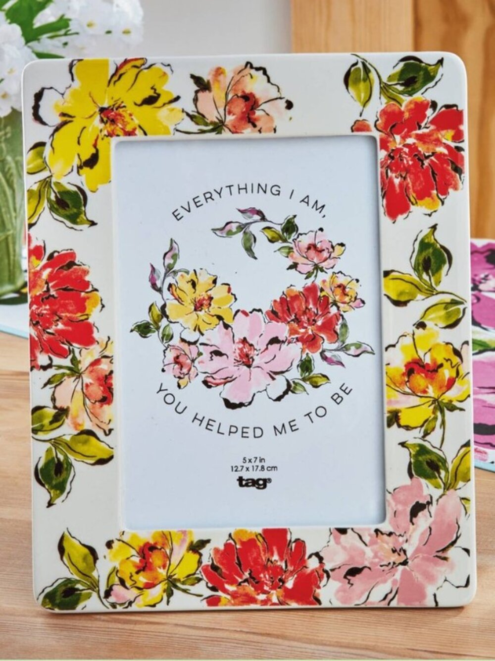 Stunniing floral picture frame